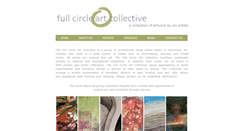 Desktop Screenshot of fullcircleartists.com